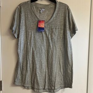 Women's Light Gray Short Sleeve Tee